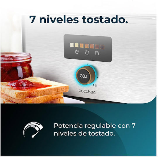 Cecotec Extra Double Toaster 2 Schlitze 1500W Inox