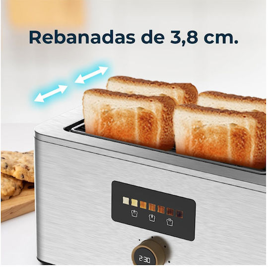 Cecotec Extra Double Toaster 2 Schlitze 1500W Inox