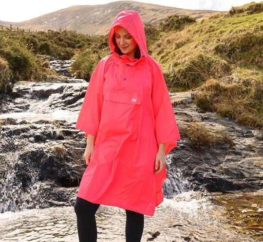 MAC In a Sac Poncho Neon Jagdregenbekleidung Fuchsie