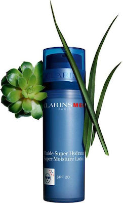 Clarins Men Moisturizing Day Lotion for Men Suitable for All Skin Types 20SPF 50ml