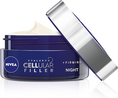 Nivea Cellular Αnti-aging & Moisturizing Night Cream Suitable for All Skin Types with Hyaluronic Acid 50ml