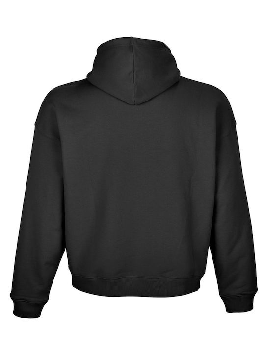 Young It Kids Sweatshirt with Hood and Pocket Black Brawl Stars