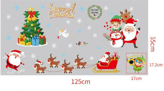 Sticker Display Christmas 60x90cm 92056DS 1pcs