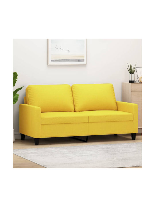 Canapea Cu Două Locuri Galben Deschis 158x77x80cm