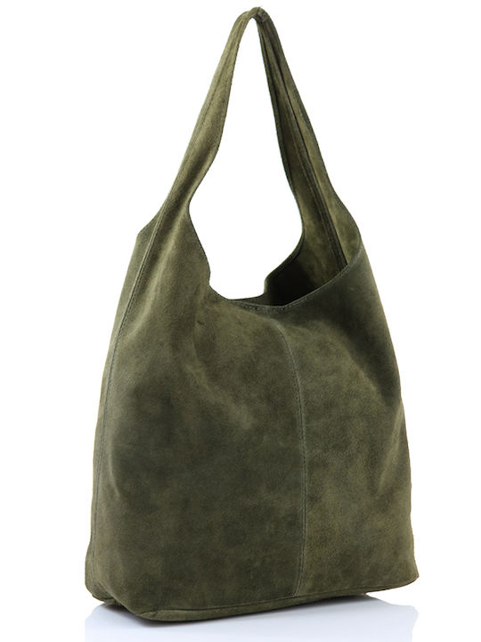 Passaggio Leather Leather Women's Bag Shoulder Khaki