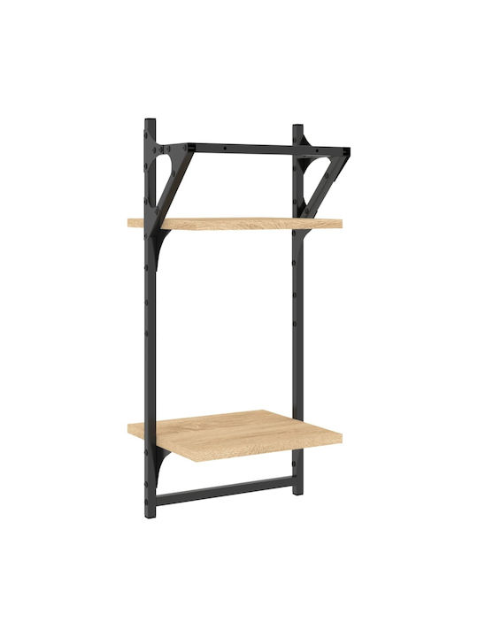Regale Wand Sonoma Oak 2Stück 30x25x65cm