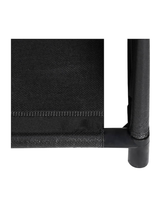 Bibliothek Schwarz 130x45x170cm