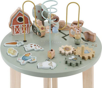 Little Dutch Activity Table Little Farm made of Wood for 12++ Months