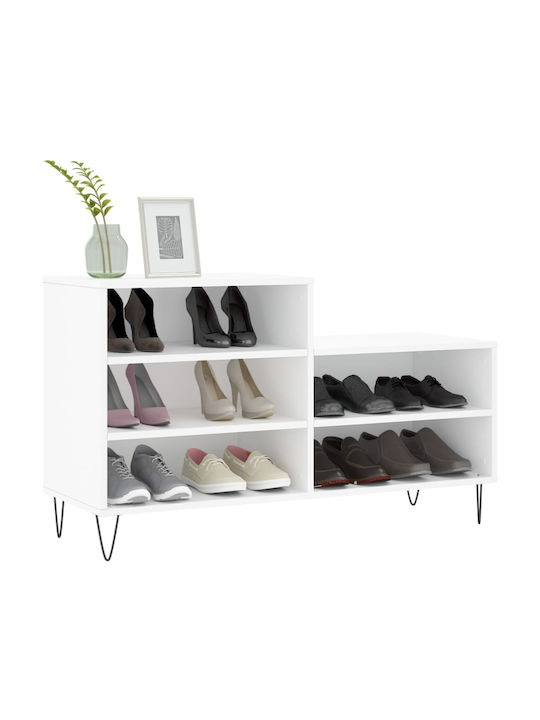Holz Schuhschrank 102x36x60cm