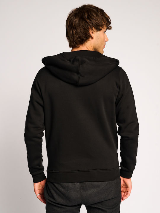 Sweatshirt with Hood Black