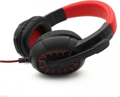 Komc M202 Over Ear Gaming Headset with Connection 3.5mm Red