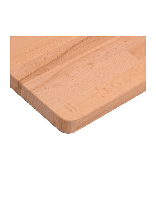 vidaXL Office Desk Surface made of Solid Wood Beech 115x55x2.5cm 356094 1pcs