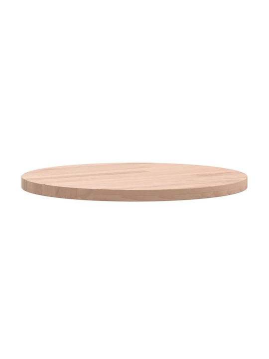 vidaXL Rund Tischoberfläche aus Massivholz Beech 30x30x1.5cm 355906 1Stück