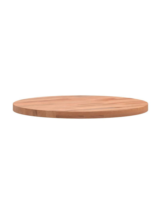 vidaXL Rund Tischoberfläche aus Massivholz Beech 30x30x1.5cm 355927 1Stück
