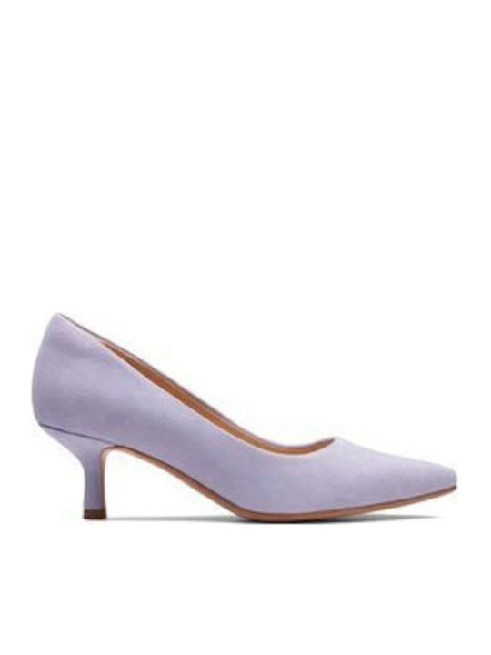 Violet55 Rae Suede Γόβες Μωβ
