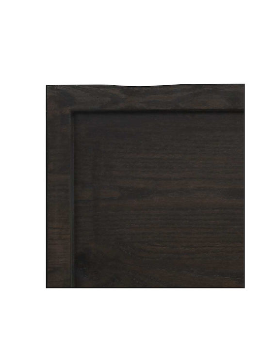 vidaXL Bürotischoberfläche aus Massivholz Dark Grey 60x40x4cm 3156408 1Stück