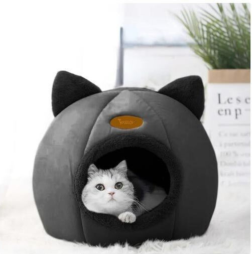 Purlov Nest Cat Black 40x40x37cm