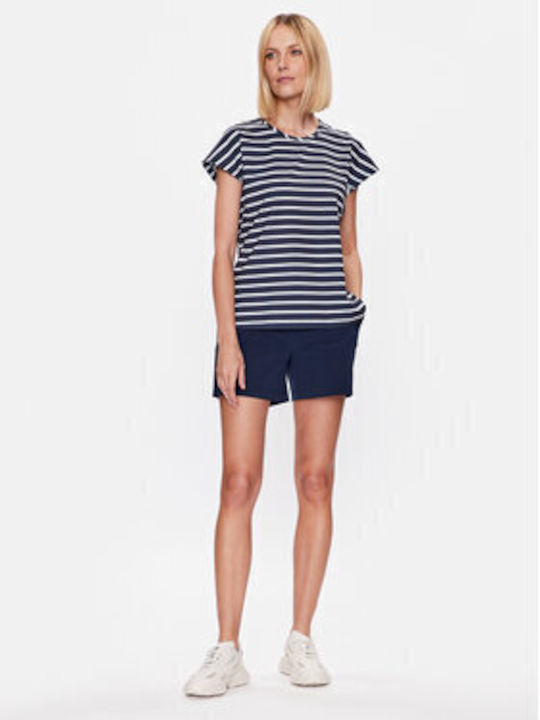 Women's Short Sleeve Top Dark Blue
