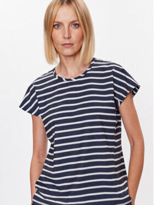 Women's Short Sleeve Top Dark Blue