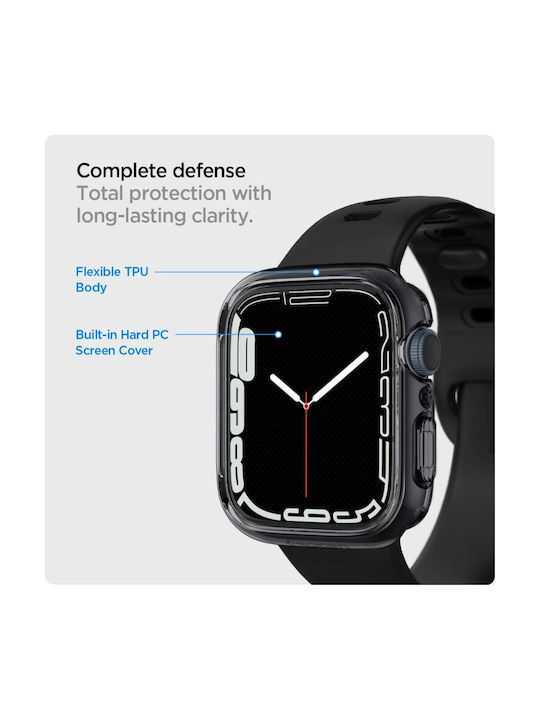 Spigen Ultra Hybrid Θήκη Σιλικόνης Space Clear για Apple Watch 7, 8, 9 (45 mm)