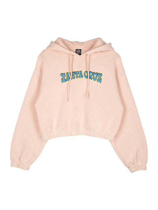 Damen Sweatshirt Kapuzen Pink