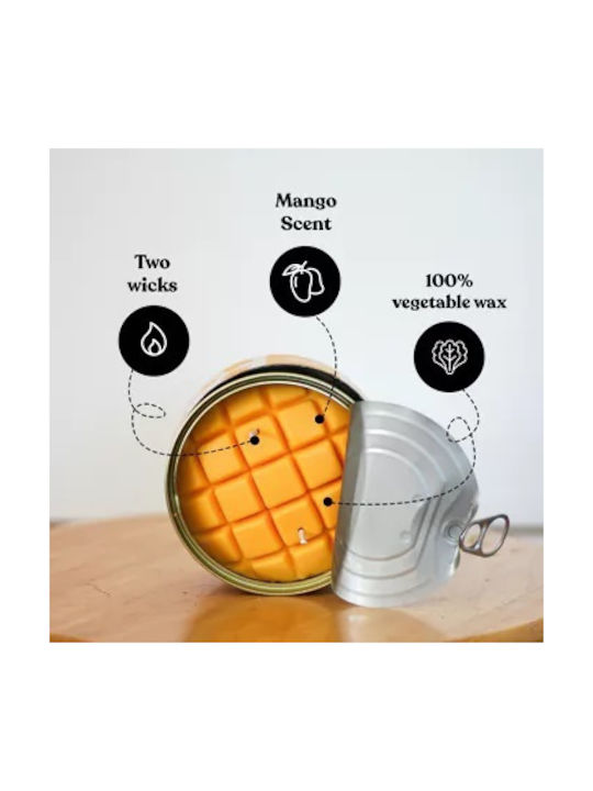 Candlehand Aromatisches Kerze in Gefäß mit Mango Parfüm 300gr