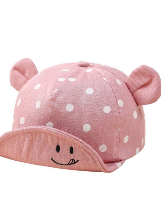 TakTakBaby Kids' Hat Jockey Fabric Pink