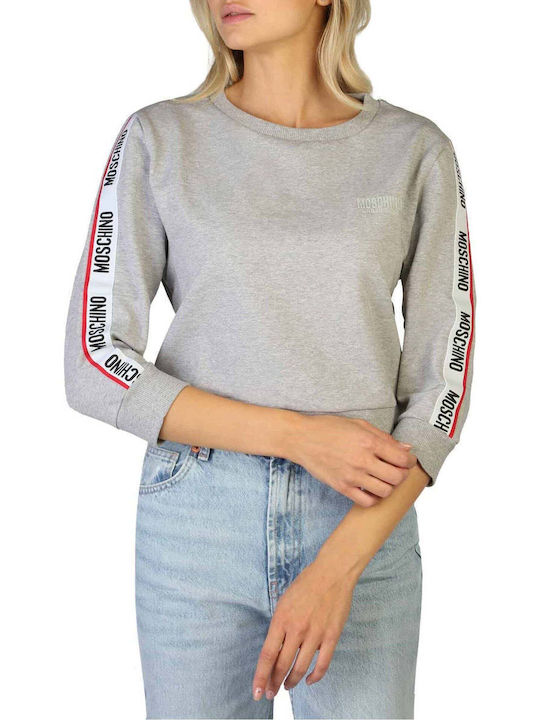 Moschino Women's Long Sweatshirt Gray