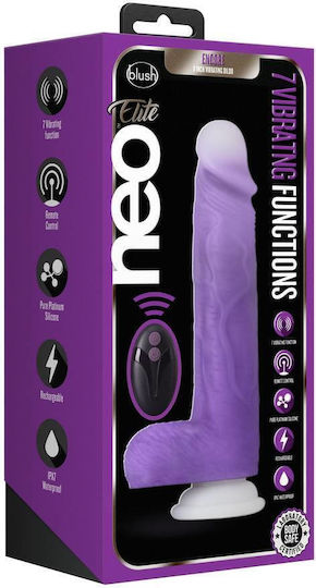 Blush Realistic Vibrator Violet