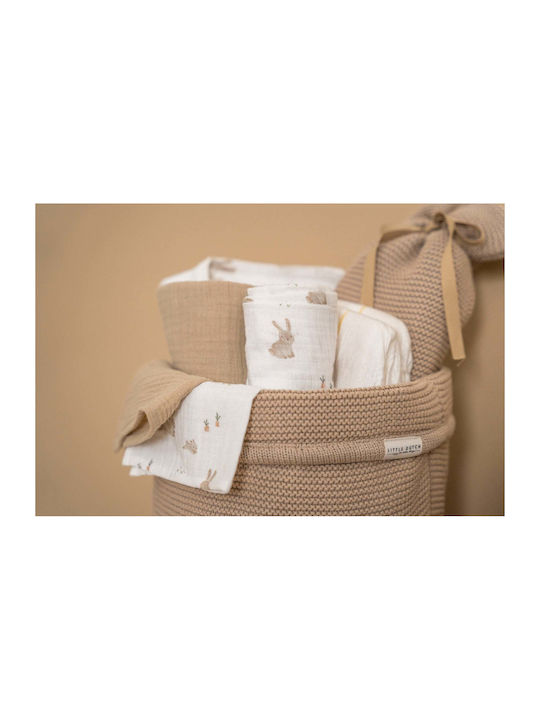 Little Dutch Πάνα Αγκαλιάς από Μουσελίνα Beige 120x120εκ.