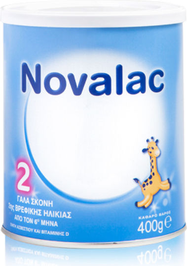 Novalac Milk Powder 2 for 6m++ Months 400gr