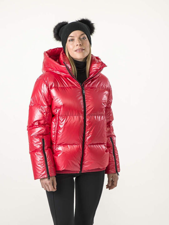 Head 824413 Γυναικείο Μπουφάν για Σκι & Snowboard Κόκκινο