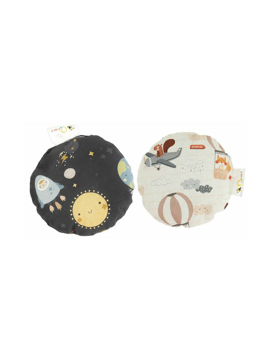 Qmini Rotund Pernă decorativă pentru copii Multicolor D14buc