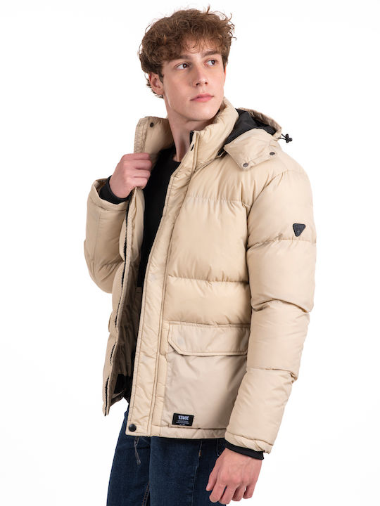 Winter Jacket Puffer Beige