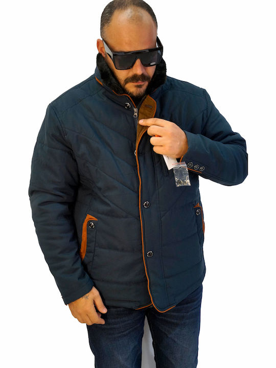 Χειμωνιάτικο Μπουφάν Puffer Navy