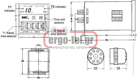 Alion Timer Relay Industrial Type 309-060200230