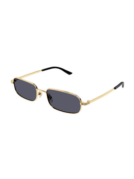 Gucci Sonnenbrillen mit Gold Rahmen und Gray Linse GG1457S 001