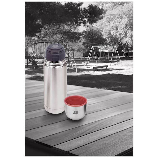 Iris Barcelona Termo Μπουκάλι Θερμός Ανοξείδωτο 350ml Ασημί