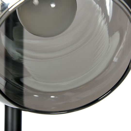 HomCom Stehleuchte H162xB36cm. Schwarz