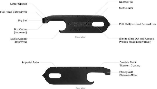 Orbitkey Tool Πολυεργαλείο Πολύχρωμο