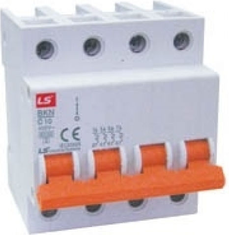 LG Automatic Circuit Breaker 10A Four-pole AC 03.018.0046 3τμχ