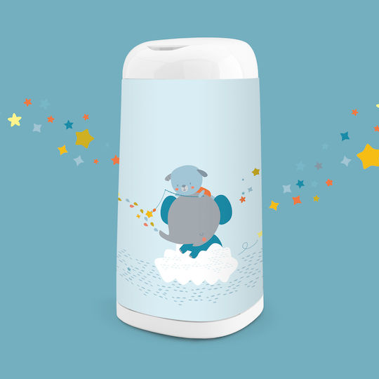 AngelCare Decorative Cover for Diaper Bin Blue