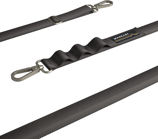 SwitchEasy Back Cover Metalic cu Curea Gri