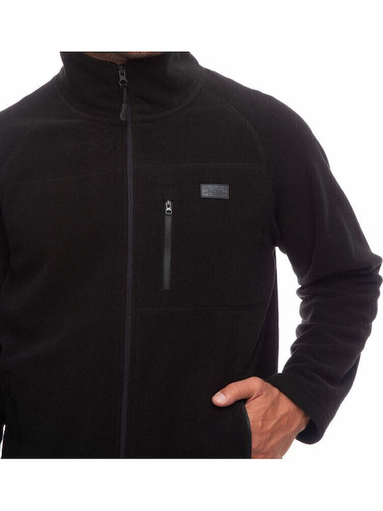 Ανδρική Ζακέτα Fleece Μαύρη