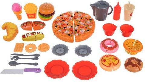 Kruzzel Jucării Fast Food Pentru 3+ Ani 42 Buc
