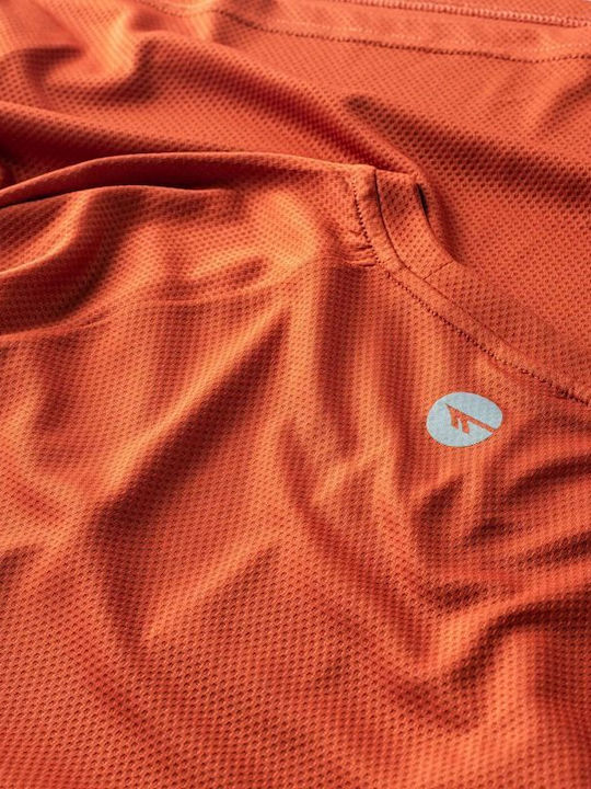 Men's Undershirt Short-sleeved in Orange Color