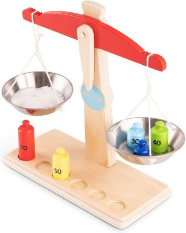 New Classic Toys Balance Scales Ζυγαριά Ισορροπίας από Ξύλο για 3+ Ετών