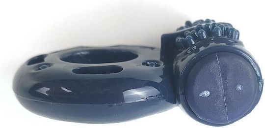 A-Gusto Vibrating Ring Cock Blue CR-0001
