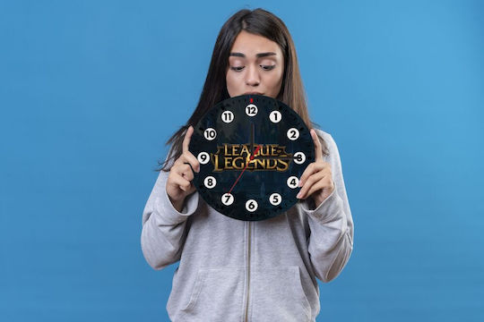 Koupakoupa Ceas De Perete Pentru Copii Gaming Din Lemn 20 Cm