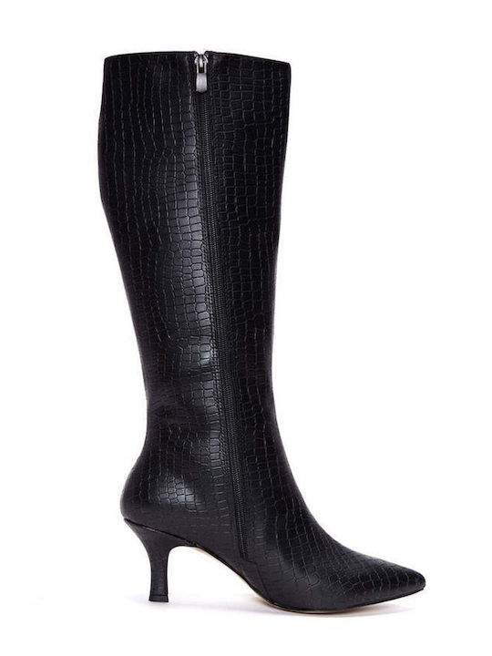 Fashion Attitude Women's Boots with Rubber Black